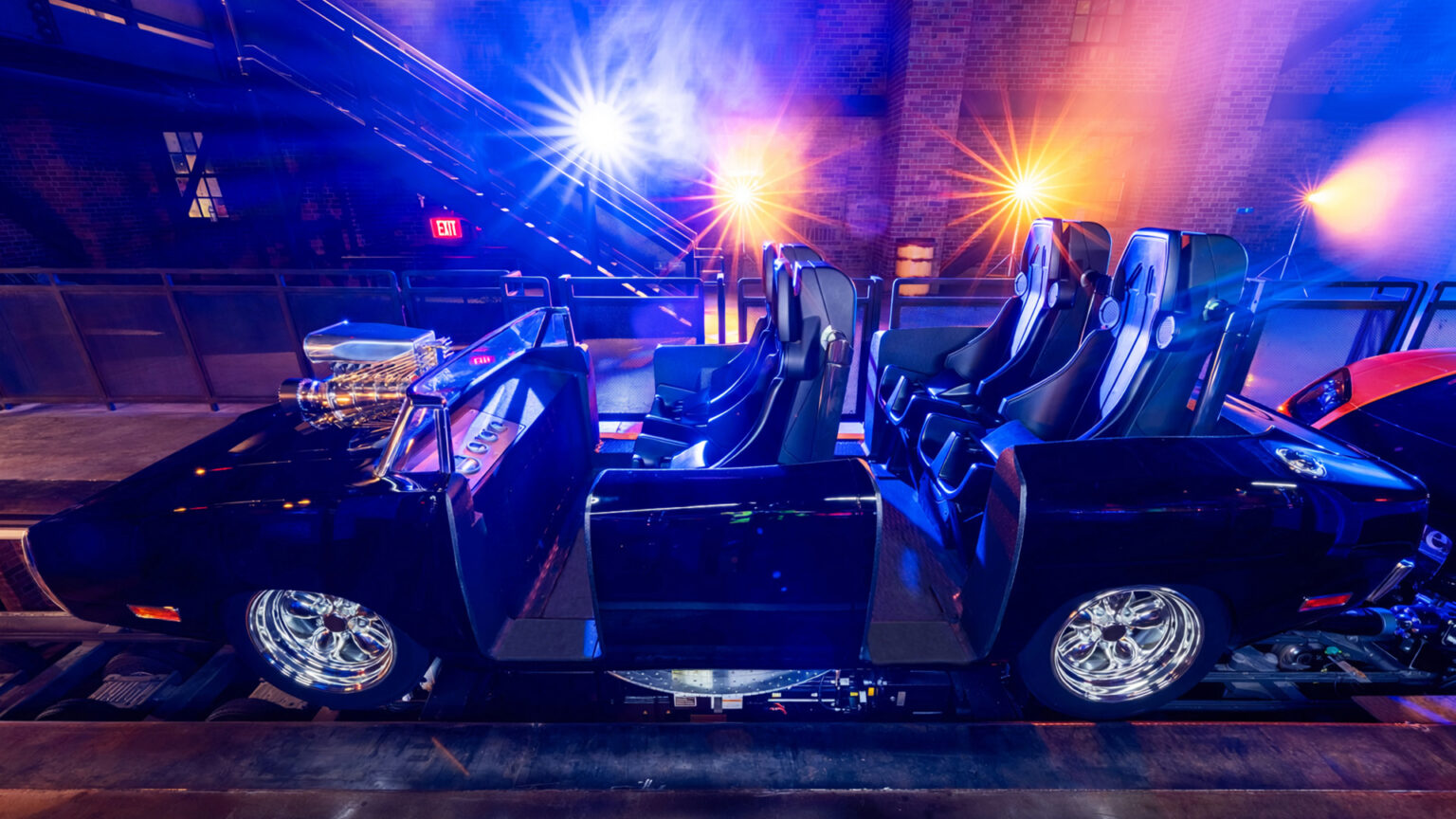 Fast & Furious Hollywood Drift Toyota Supra ride vehicle