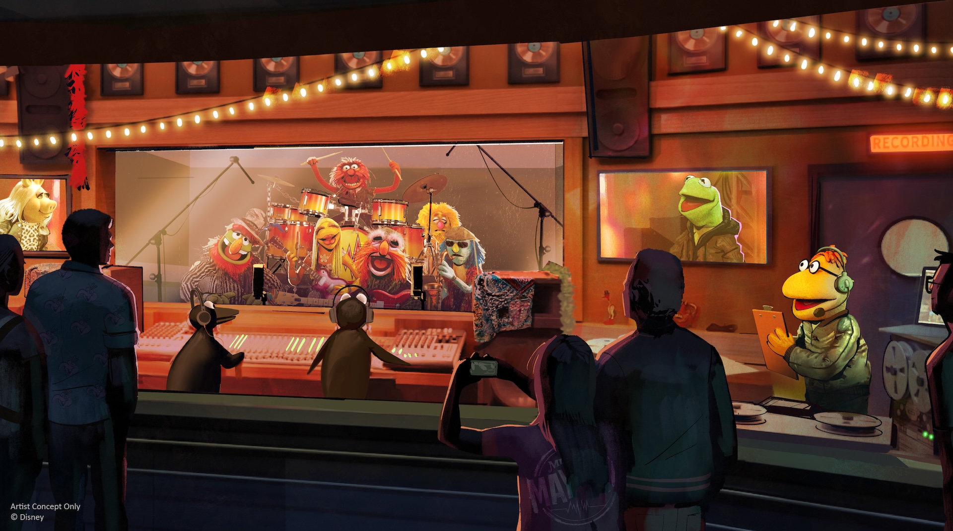 The Electric Mayhem from The Muppets