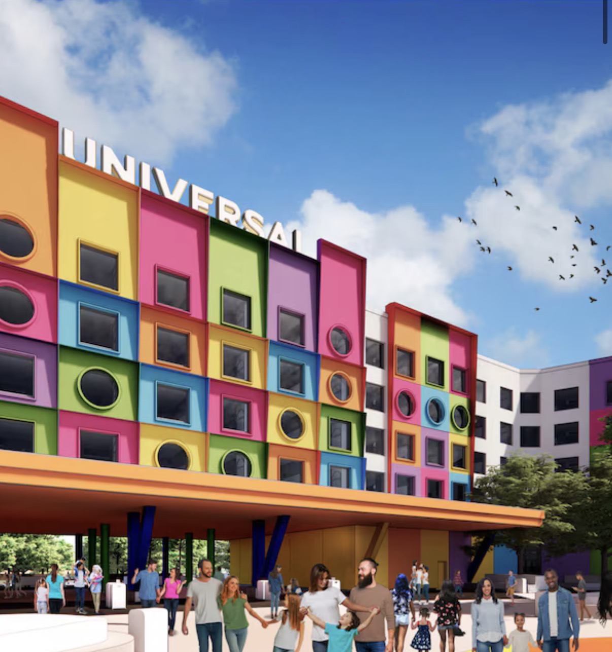 Universal Kids Resort hotel concept art