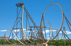 Tormenta Rampaging Run rollercoaster at Six Flags Over Texas