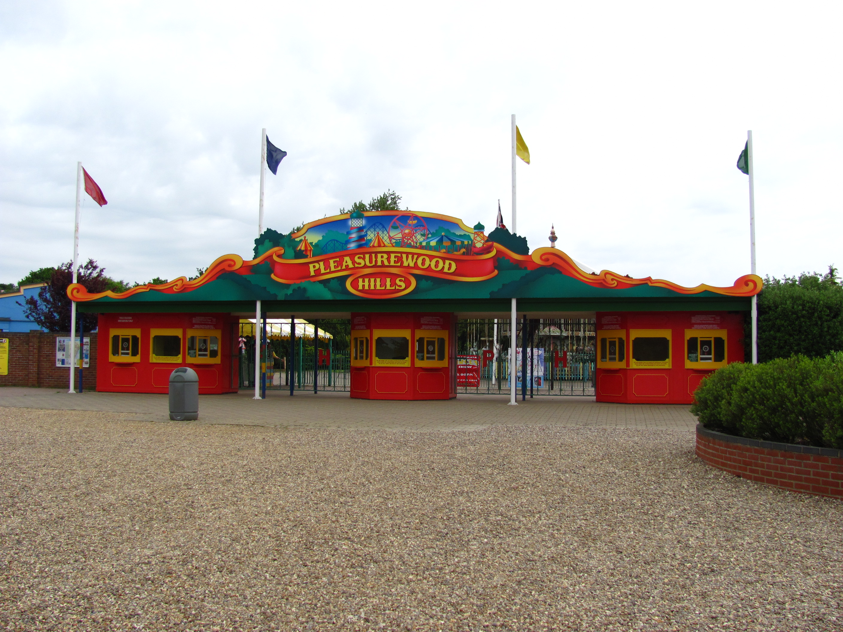 Wipeout rollercoaster at Pleasurewood Hills