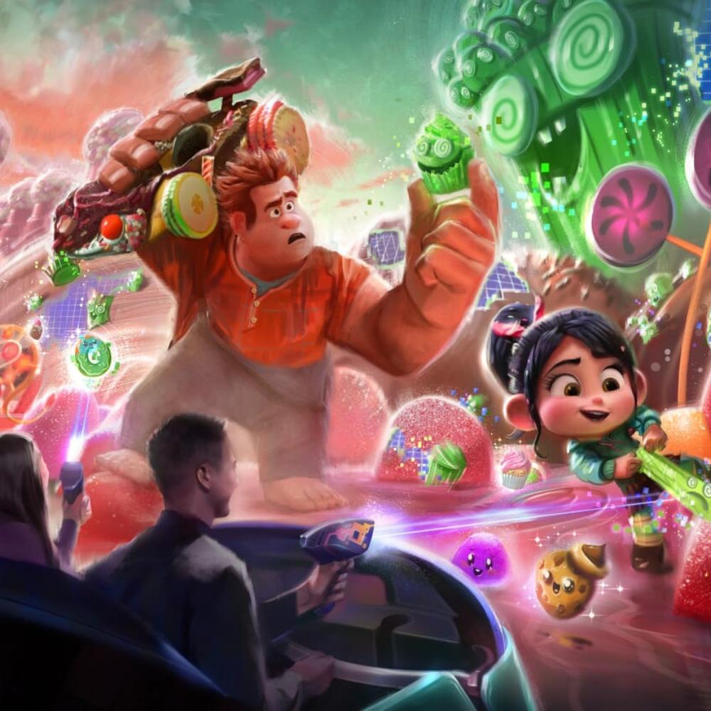 Sugar Rush Sweet Rescue concept artwork at Tokyo Disneyland