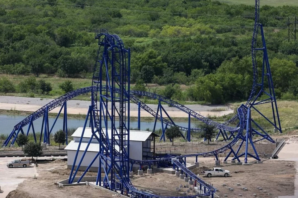 Palindrome roller coaster at COTALAND in Austin