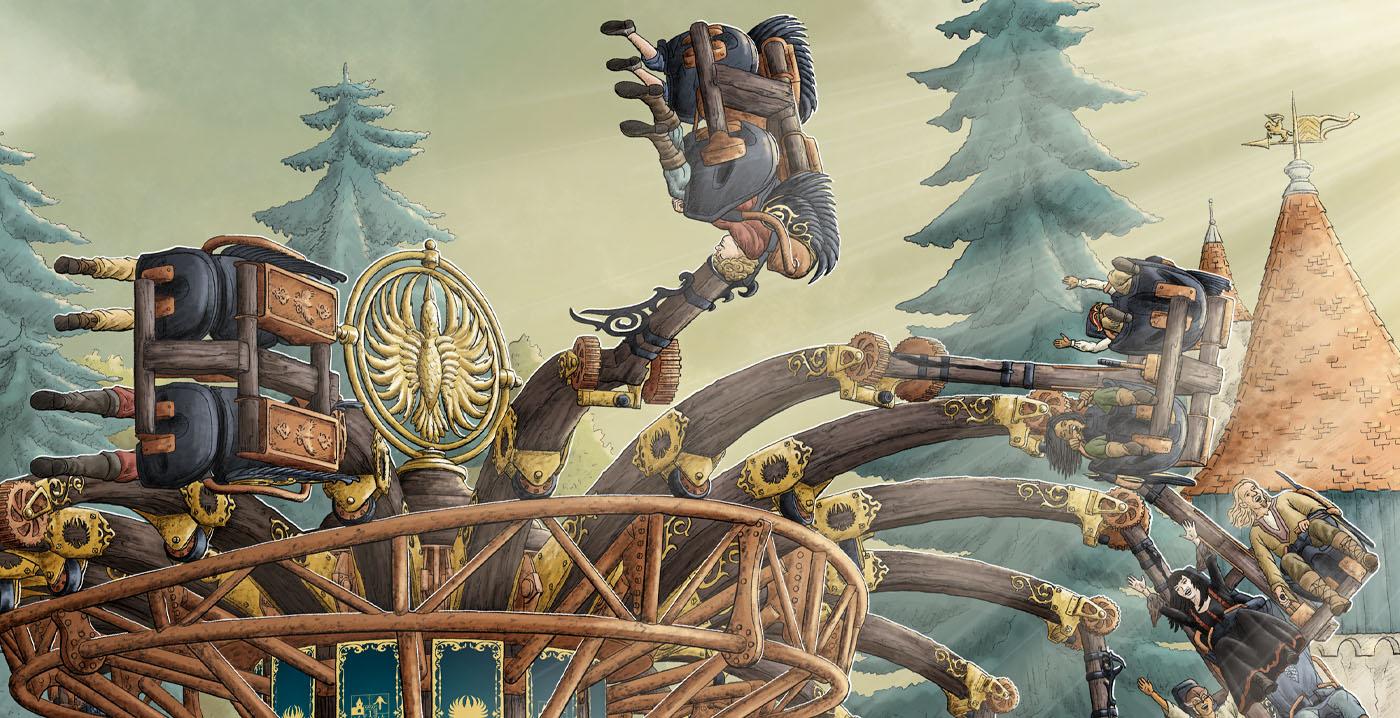 Ravenring WaveCatcher attraction at Efteling