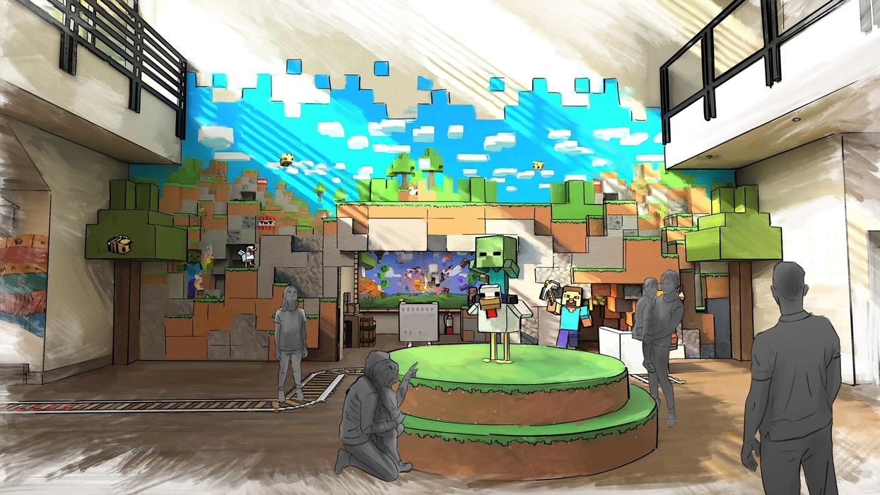 Minecraft Themed Restaurant and Bar