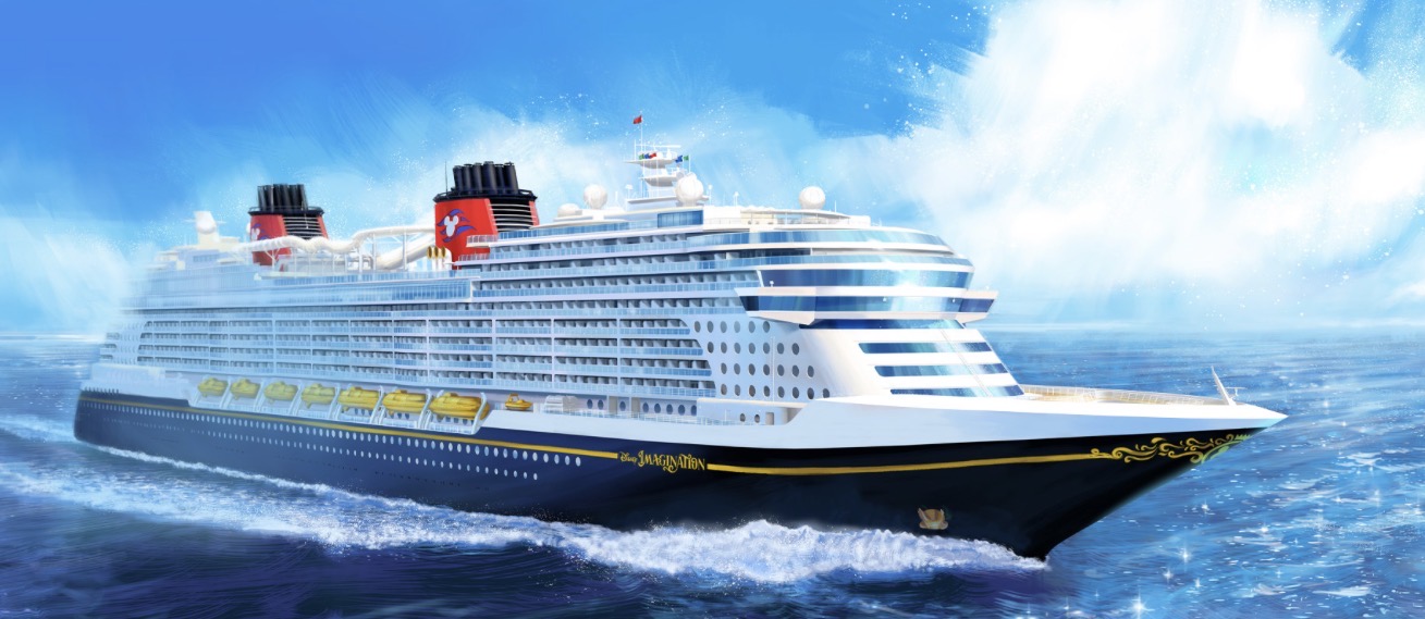 Rendering of Disney Imagination cruise ship