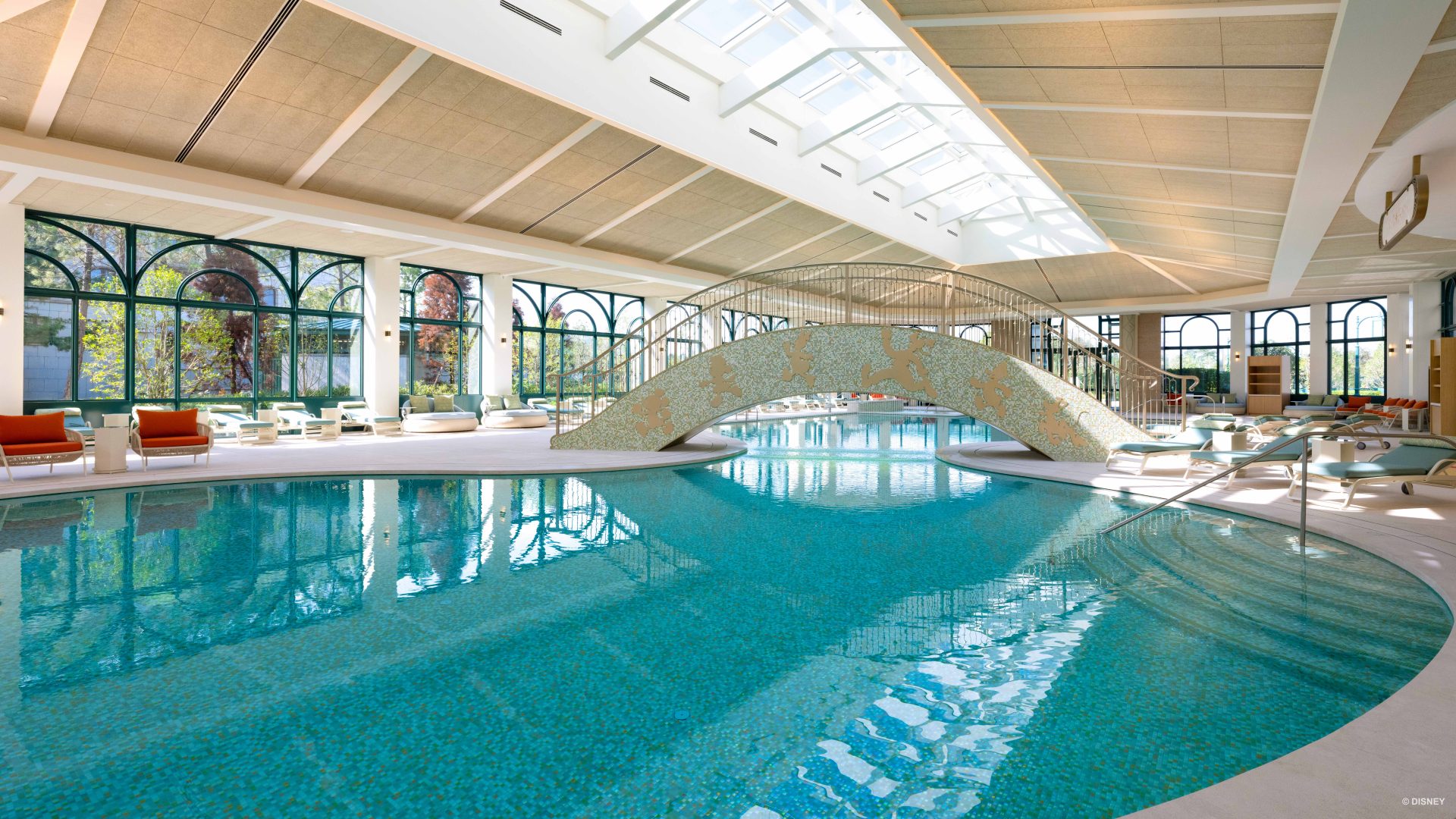 Swimming pool at Shanghai Disney Enchanted Star Hotel